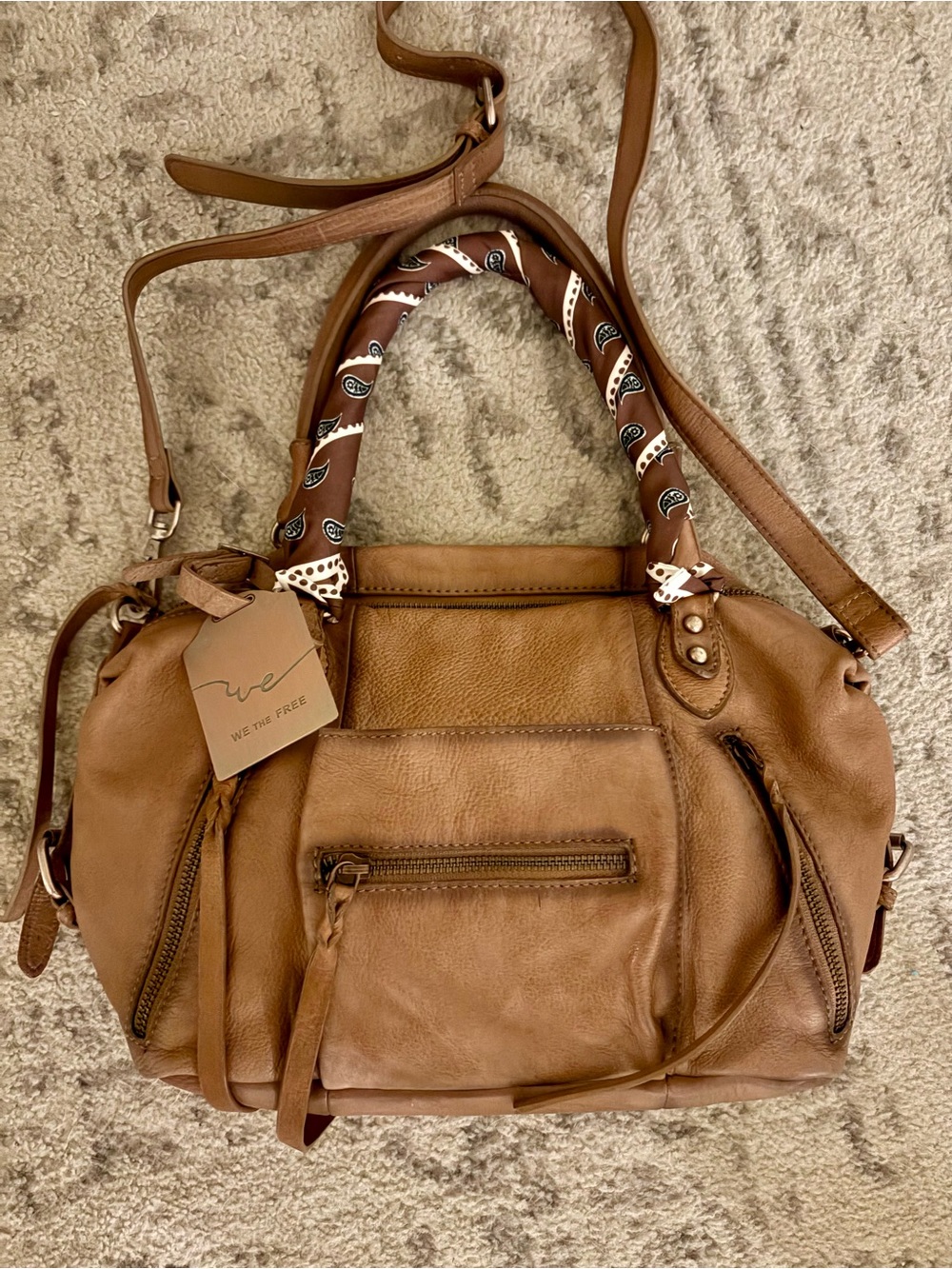We The Free Baby Emerson tote in Saddle🔥